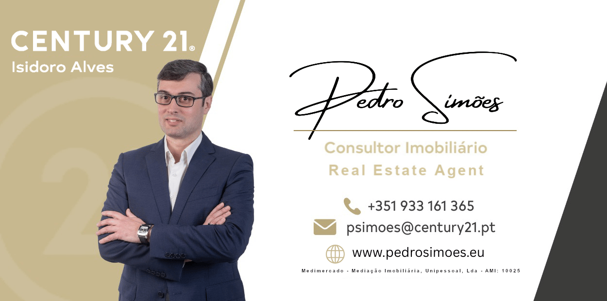 Banner Pedro Simões Century 21 Isidoro Alves
